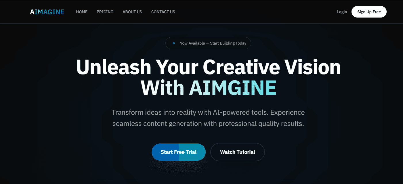 AIMAGINE | Comprehensive SAAS product to manage and manipulate Image